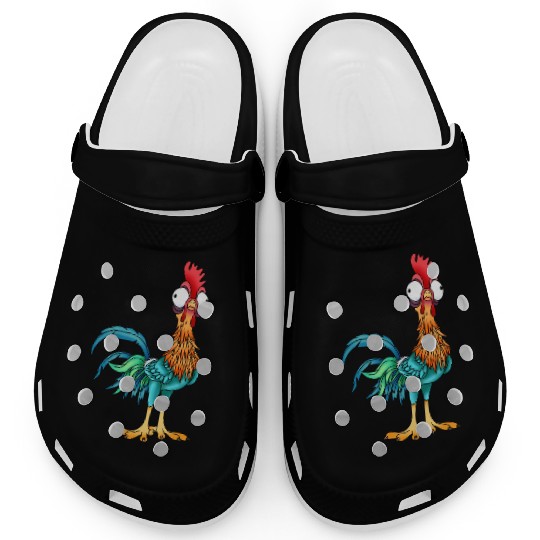 Disney Moana Cute Hei Hei Chicken Portrait Hawaiians,  WDW Magic Kingdom Disneyland Family Vacation Holiday Gift Clogs