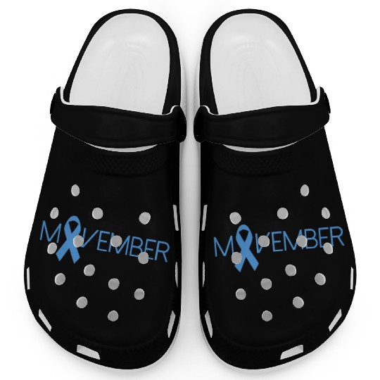 Movember Mustache Clogs