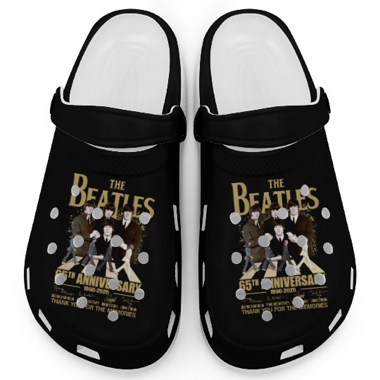 The Beatles Rock Band 1960-2025 65th Anniversary Clogs