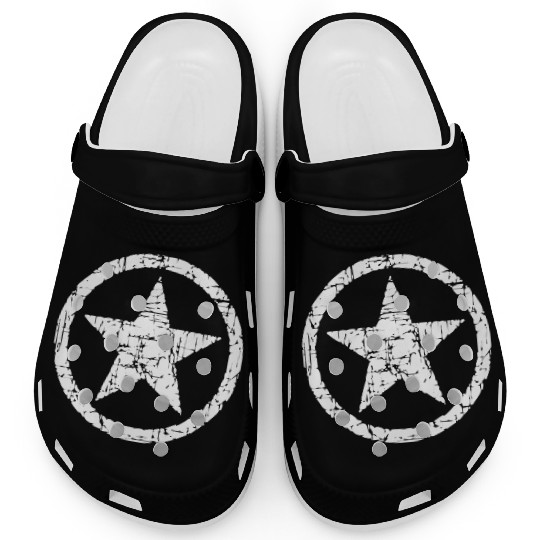 Vintage Army Star Clogs