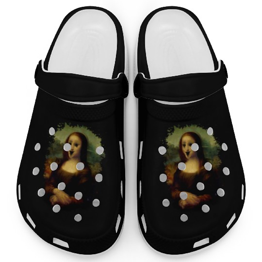 Haunted Mona Lisa Clogs