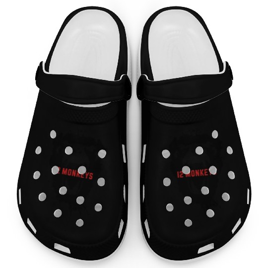 12 Monkeys Scream Stencil Tv Series 2015 Clogs