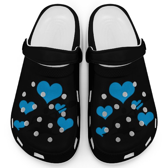 Canoe with 5 hearts Clogs