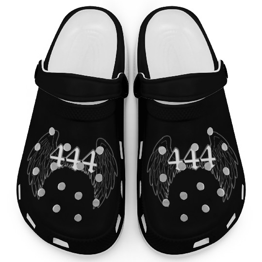 White Angel Wings Clogs