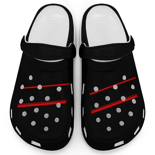 Beat It Piano Keyboard Clogs