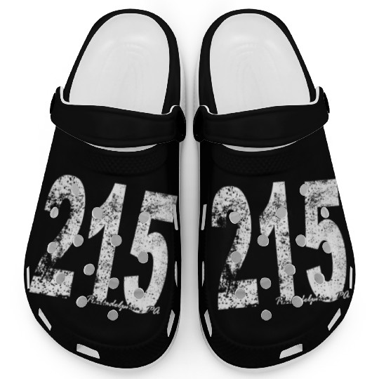 Vintage Philadelphia Area Code 215 Clogs
