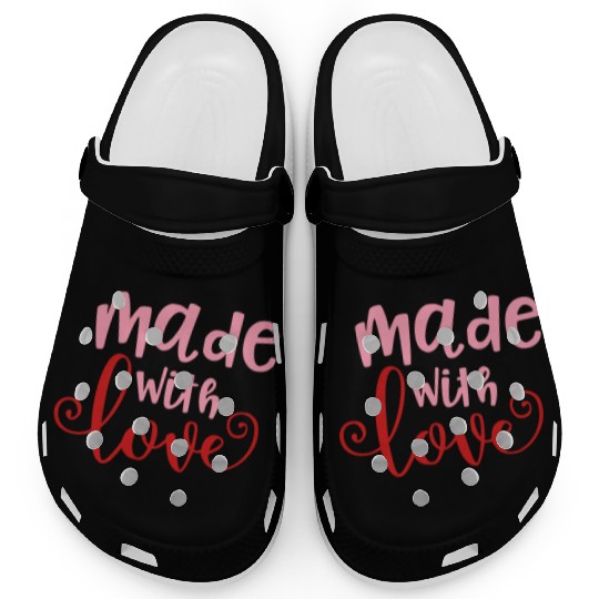 Made With Love Baby Infant Valentine Clogs