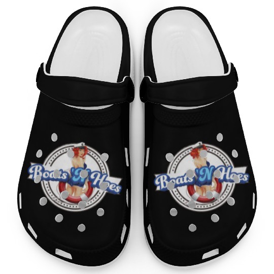 BOATS 'N HOES STEP BROTHERS SEXY LOGO Clogs