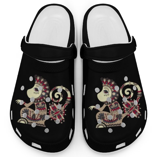 Aztec Monkey Clogs