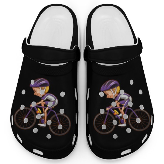 racing bike kid Clogs