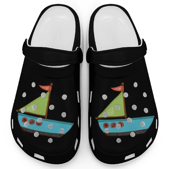 sailing boat Clogs