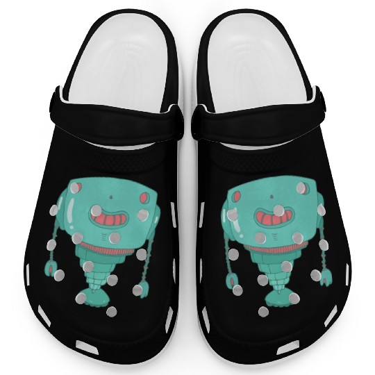 40 robot 46 png vectorstock 4842445 Clogs