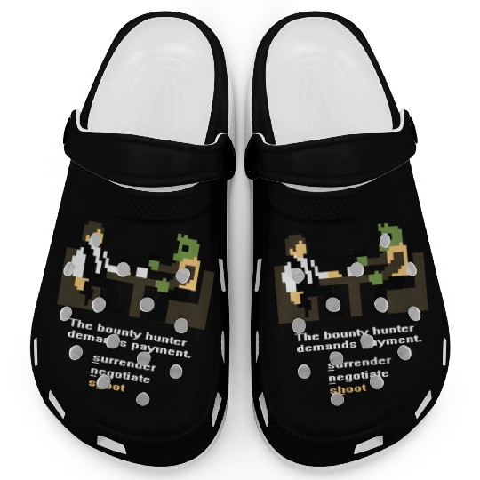 Han and Greedo 8-Bit Clogs