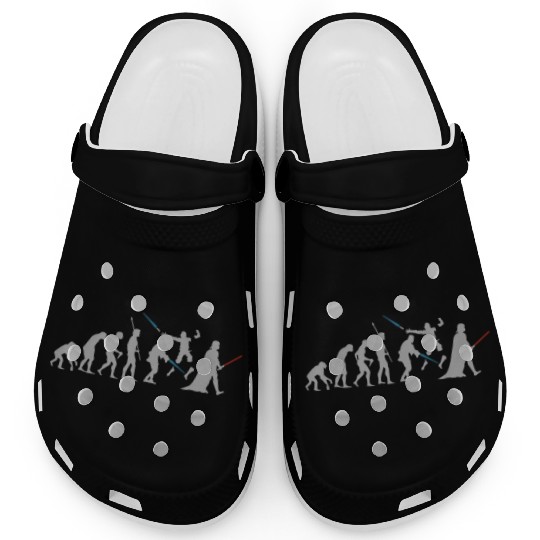Evolution of Darth Vader Clogs