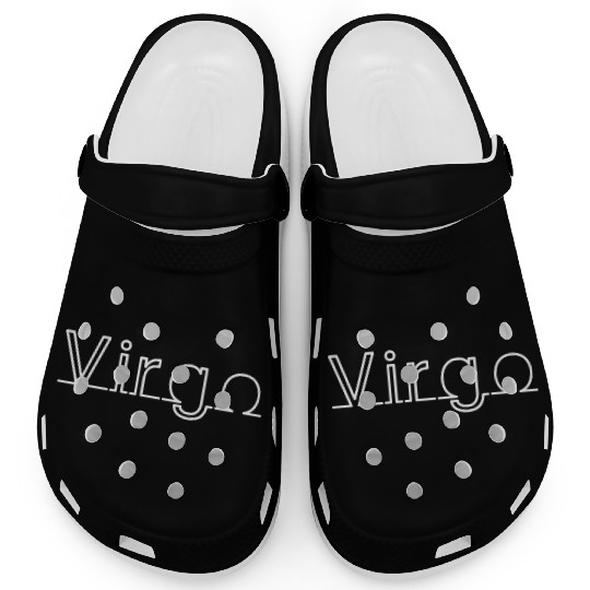 Virgo in White Clogs