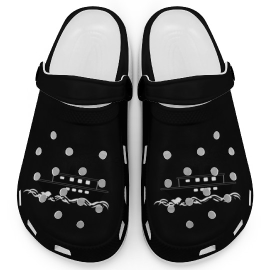 ship boat canoe sailboat submarine yacht anchor136 Clogs