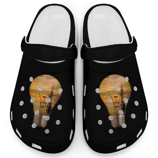 ship boat canoe sailboat submarine yacht anchor241 Clogs