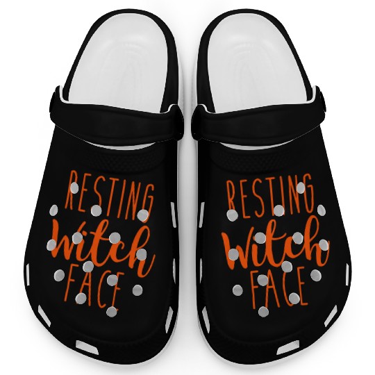 Resting witch face Clogs