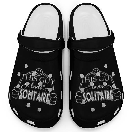 Guy Loves Solitaire Clogs
