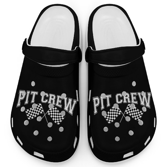 Pit Crew Racing Team Sports Racers Track Pit Stops Clogs