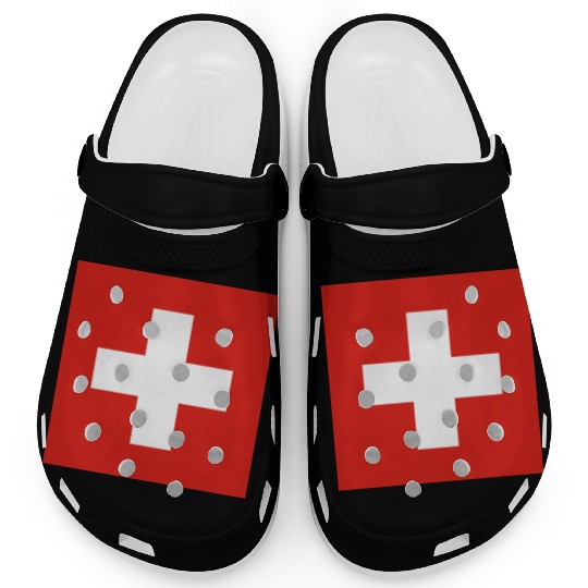 flag switzerland Clogs