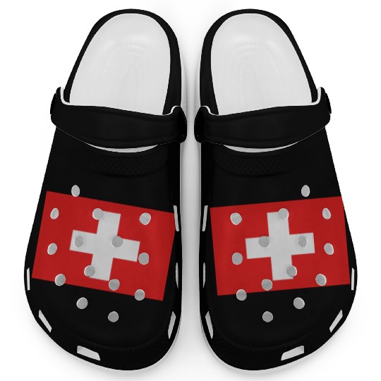 flag switzerland Clogs