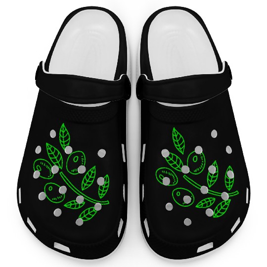 Olive branch Clogs