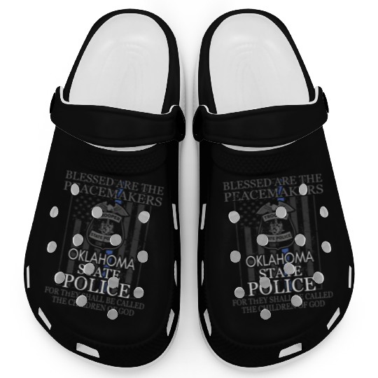 Oklahoma Highway Patrol Saint Michael Police Prayer Clogs