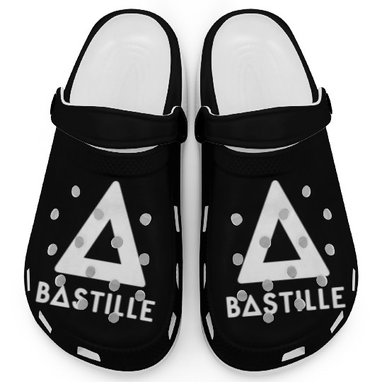 Bastille Rock Band Triangle Logo Clogs