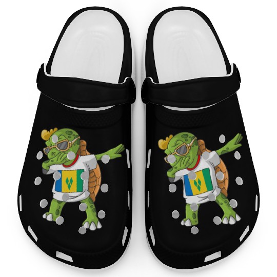 Saint Vincent and the Grenadines Dabbing Turtle Clogs