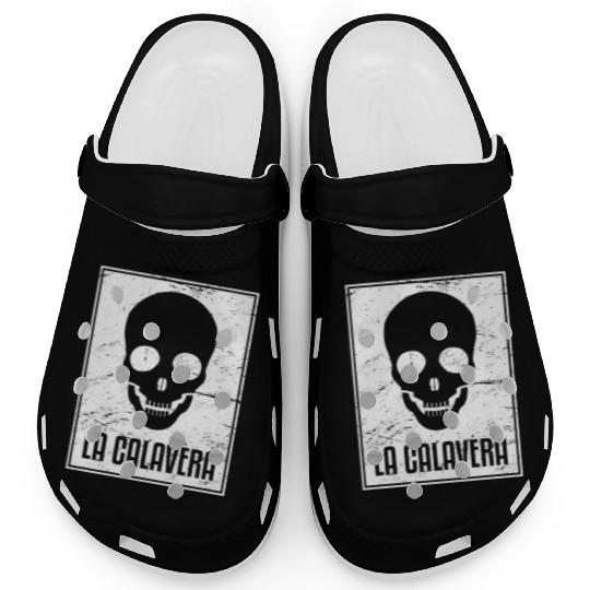 La Calavera | Loteria Mexican Tarot Card Clogs
