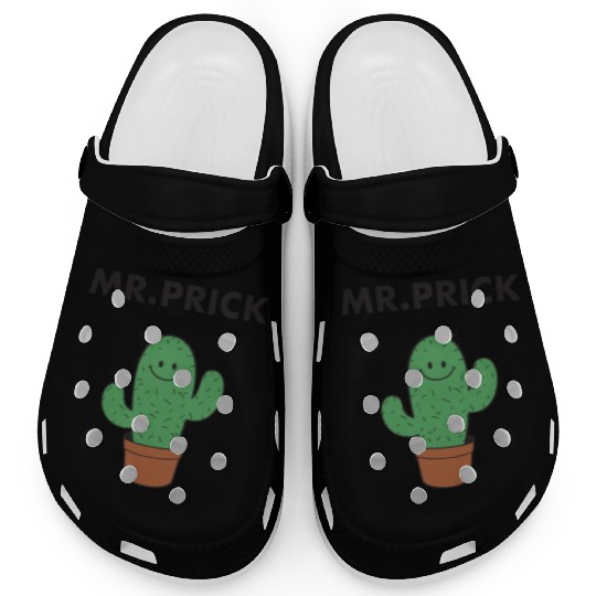 Mr Prick Men Funny Indie Style Slogan Hipster Mexi Clogs