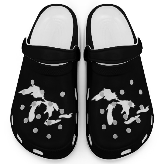 Great lakes white Clogs