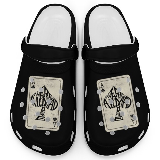 Alice in Wonderland | Ace Of Spades Were All Mad Here Clogs
