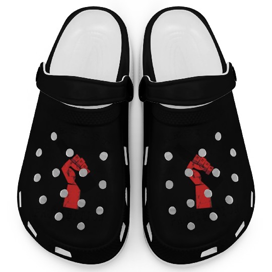Resist Prohibition, Fist and Beer Bottle Design Clogs