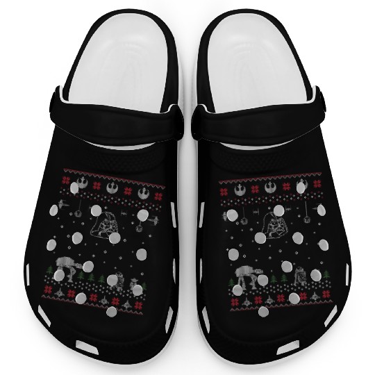 Star Wars Ugly Christmas Sweater Clogs