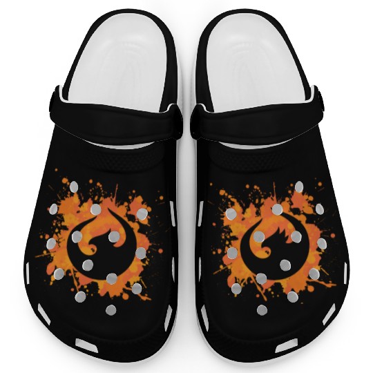 UI5 Phoenix Splash Orange Clogs