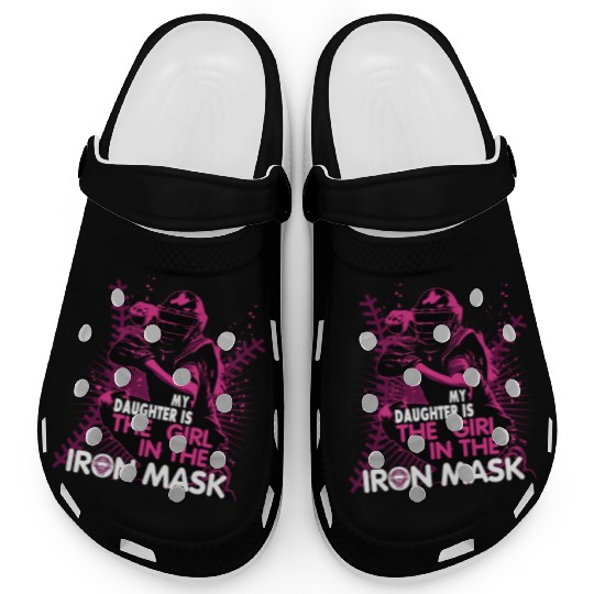 My Daughter Is The Girl In The Iron Mask Softball Clogs