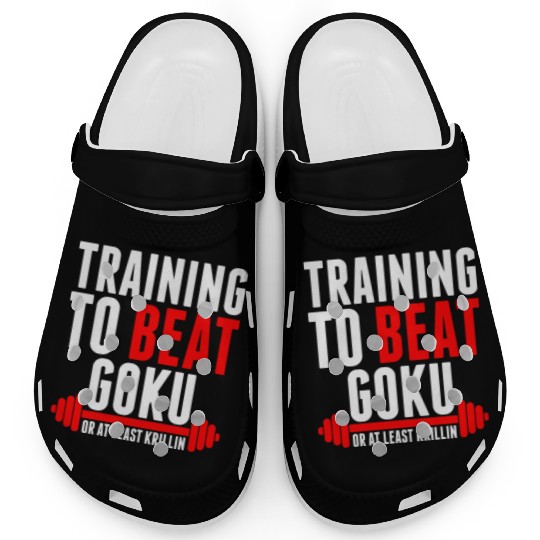 Training To Beat Goku Clogs