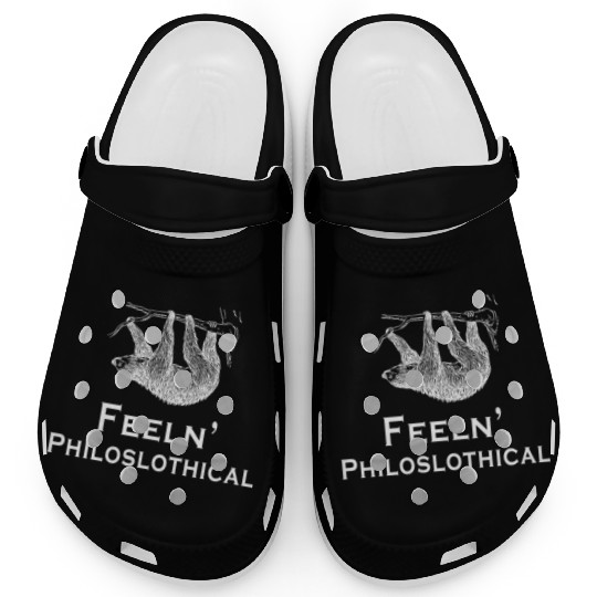 Sloth Feeln Philoslothical Philosophy Philosopher Clogs