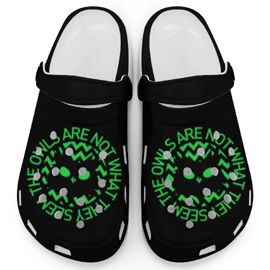 OWLS ARE NOT WHAT THEY SEEM OWLS TWIN PEAKS INSPIR Clogs