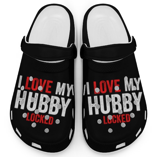 I Love My Hubby Locked Clogs