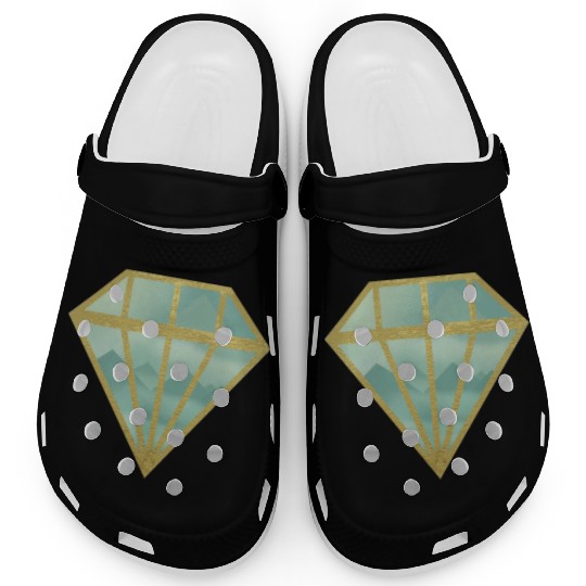 Golden Indie Diamond shape Mountain Clogs