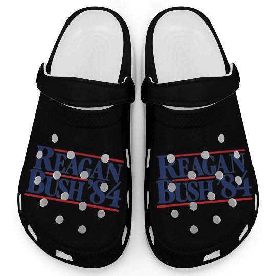 Reagan Bush '84 Clogs