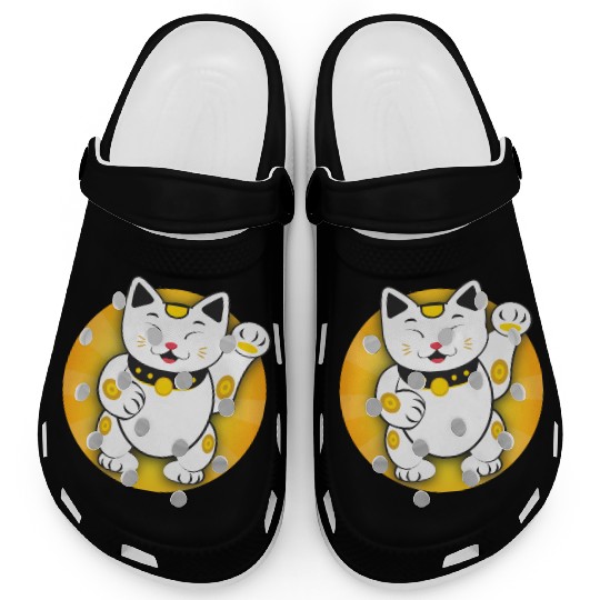 Maneki Neko - Japanese Lucky Cat Clogs