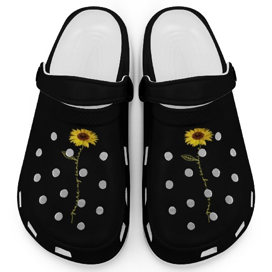 You Are My Sunshine Hippie Sunflower girlfriend Clogs