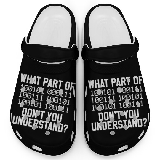 Binaer Code Computer Science Student Clogs