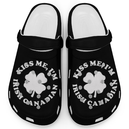 Kiss Me Im Irish Canadian Clogs