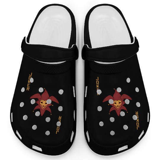 Joker Playing Card Clogs
