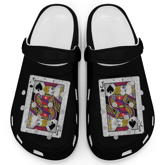 jack of spades playing card Clogs